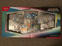 Pokemon TCG Prismatic Evolutions Lucario EX Tyranitar EX Premium Collection Box - Image 1
