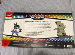 Pokemon TCG Prismatic Evolutions Lucario EX Tyranitar EX Premium Collection Box - Image 2