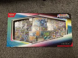 Pokemon Prismatic Evolutions Lucario ex & Tyranitar ex Premium Collection Box - Image 1