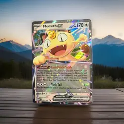 Meowth EX Double Rare 062/088 ME03: Perfect Order Pokemon Card NM - Image 1