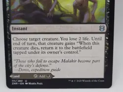 MTG Malakir Rebirth Malakir Mire Foil NM Zendikar Rising MDFC Magic Card - Image 3