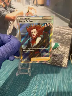 Pokemon TCG Boss's Orders Lysandre Ultra Rare Holo TG24/TG30 Lost Origin Card - Image 1
