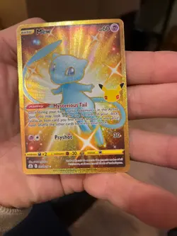 Mew 025/025 Pokemon Celebrations Gold Card NM - Image 1