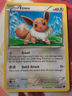 Eevee - 89/116 - Plasma Freeze Set - Pokemon Card - MP - Image 1