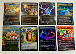 MTG: Magic Secret Lair x Sonic Hedgehog: Chasing Adventure (FOIL) Set of 8 - Image 1