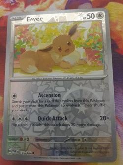 Eevee - Common SV06: Twilight Masquerade 135/167 NM Pokemon Card Reverse Holo - Image 1