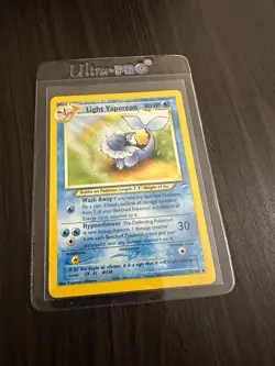 Light Vaporeon Neo Destiny 52/105 Uncommon Vintage Pokemon TCG Card - Image 3