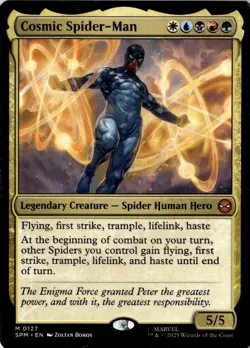 Cosmic Spider-Man Marvel's Spider-Man Regular NM M 0127 - Image 1