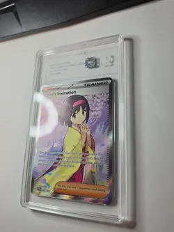 Pokemon TCG Scarlet & Violet 151 SR Trainer Erika's Invitation 196/165 Tag 10 - Image 3