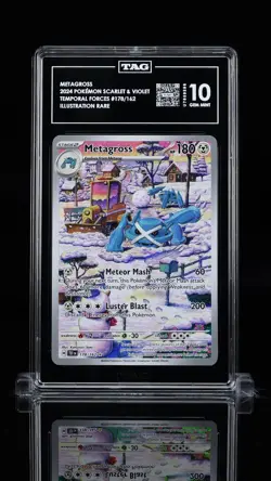 Metagross 178/162 Illustration Rare Holo Temporal Forces TAG GMT 10 Pokemon TCG - Image 1