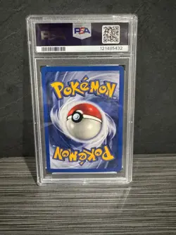 2000 Pokemon Neo Genesis #7 Jumpluff Holo PSA 6 EX-MINT SWIRL - Image 2