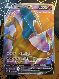 Charizard V SWSH050 Pokemon Sword and Shield Promo LP - Image 1