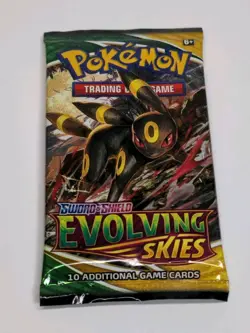 Nintendo Pokemon TCG Sword & Shield Evolving Skies Booster Pack - Image 1