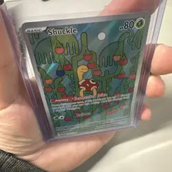 Pokemon Shuckle Illustration Rare IR Full Art Holo 136/132 Mega Evolution - Image 4