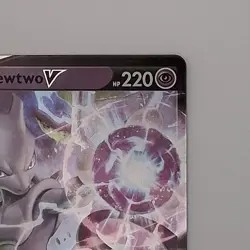 Pokemon TCG Mewtwo V 030/078 Pokemon GO Ultra Rare Holo - Image 5