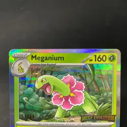 Meganium Pokemon Mega Evolution Staff Promo #001 - Image 3