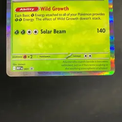 Meganium Pokemon Mega Evolution Staff Promo #001 - Image 4