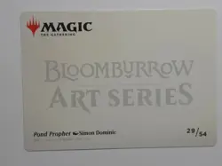 MTG Pond Prophet Art Card (Gold-Stamped Signature) Art Series: Bloomburrow - Image 2