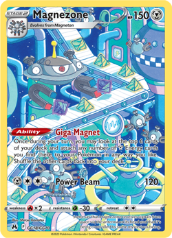 Pokemon TCG Magnezone GG18/GG70 Gallery Holo Rare Crown Zenith NM/M - Image 1
