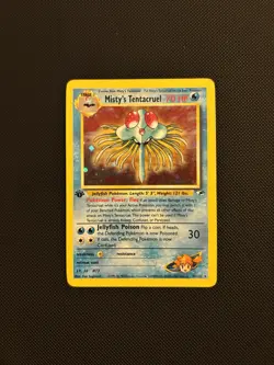 Misty’s Tentacruel Holo Pokemon Gym Challenge 1st Edition - LP - Image 1