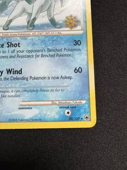 Glaceon 20/100 Pokemon Countdown Calendar Snowflake Stamp Promo Eng Pokemon LP - Image 5