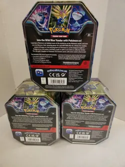 Pokemon TCG: Azure Legends Tins - ENTIRE SET - KYOGRE/XERNEAS/DIALGA (SEALED) - Image 4