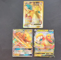 Pokemon TCG Holo Dragonite Lot - GX 152/236/EX 106/108/V SWSH154 - [NM/MP] - Image 1