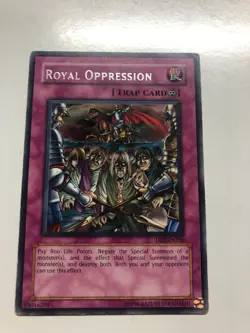USA Seller Yugioh Royal Oppression DB2-EN200 RARE LP / MP - Image 1