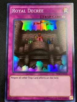 Royal Decree THSF-EN058 - Unlimited - Super Rare- NM - Image 1