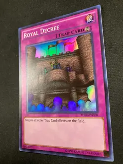 Royal Decree THSF-EN058 - Unlimited - Super Rare- NM - Image 2