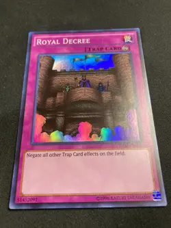 Royal Decree THSF-EN058 - Unlimited - Super Rare- NM - Image 4