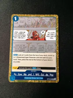 Fo...low..Me...And...I...Will...Gui..De...You OP10-059 Rare (Foil) - Royal Blood - Image 1