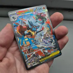 Pokemon TCG Mega Lucario EX 179/132 Secret Rare Near Mint Full Art Holo Card - Image 2