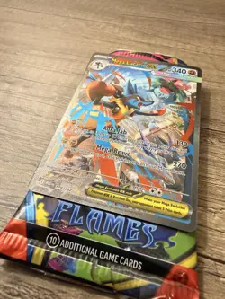 Pokemon TCG Mega Lucario EX 179/132 Secret Rare Near Mint Full Art Holo Card - Image 5