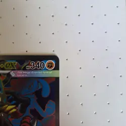 Pokemon Mega Lucario EX TCG Full Art Holo Card 160/132 Me01: Mega Evolution - Image 3