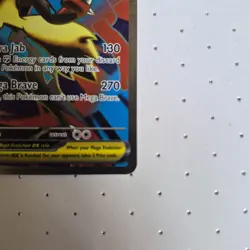 Pokemon Mega Lucario EX TCG Full Art Holo Card 160/132 Me01: Mega Evolution - Image 4