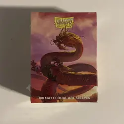 DRAGON SHIELD Matte Dual Wood Dragon 100 CARD SLEEVES DECK PROTECTOR MTG Pokemon - Image 1