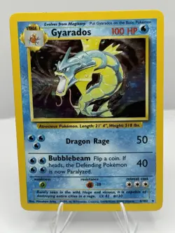 🔥 Gyarados Holo 6/102 – Base Set – Vintage Pokemon Card WOTC 🔥 - Image 1
