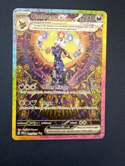 Pokemon TCG Umbreon EX Prismatic Evolutions Card 161/131 SIR - Image 2