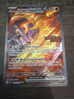 Team Rocket's Moltres ex - (Destined Rivals Stamp) 229/182 Miscellaneous Cards & - Image 2