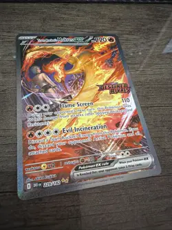 Team Rocket's Moltres ex - (Destined Rivals Stamp) 229/182 Miscellaneous Cards & - Image 3
