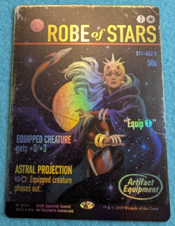x1 Robe of Stars (Showcase) (Foil) - Special Guest - NM MTG - #121 - Image 2
