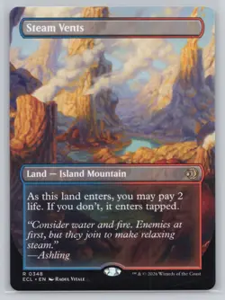 Steam Vents (Borderless) R Lorwyn Eclipsed 348 NM - Image 1