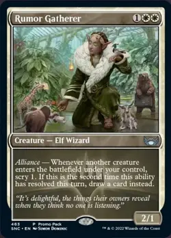 Rumor Gatherer - Promo - Streets of New Capenna - MTG - Image 1