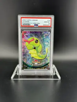 Caterpie #10 PSA 10 🔥 2000 Topps Chrome Pokemon T.V Spectra - Image 1