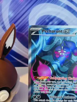 Pokemon TCG Pecharunt EX Full Art Shrouded Fable Card 085/064 UK seller M/NM - Image 4