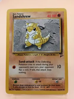 Sandshrew 91/130 - Base Set 2 - MP Common - Pokemon TCG - Image 1