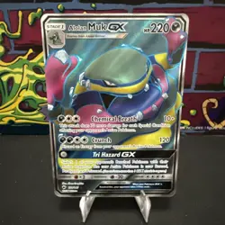 Alolan Muk GX FULL ART 138/147 Pokemon Burning Shadows - Image 1