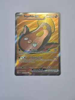 Stunfisk ex 252/217 Ultra Rare Holo ME: Ascended Heroes Pokemon Near Mint - Image 1