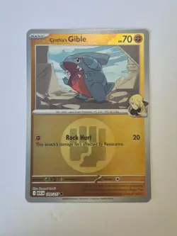 Cynthia's Gible Energy Symbol Reverse Holo 109/217 Ascended Heroes Pokemon NM - Image 1